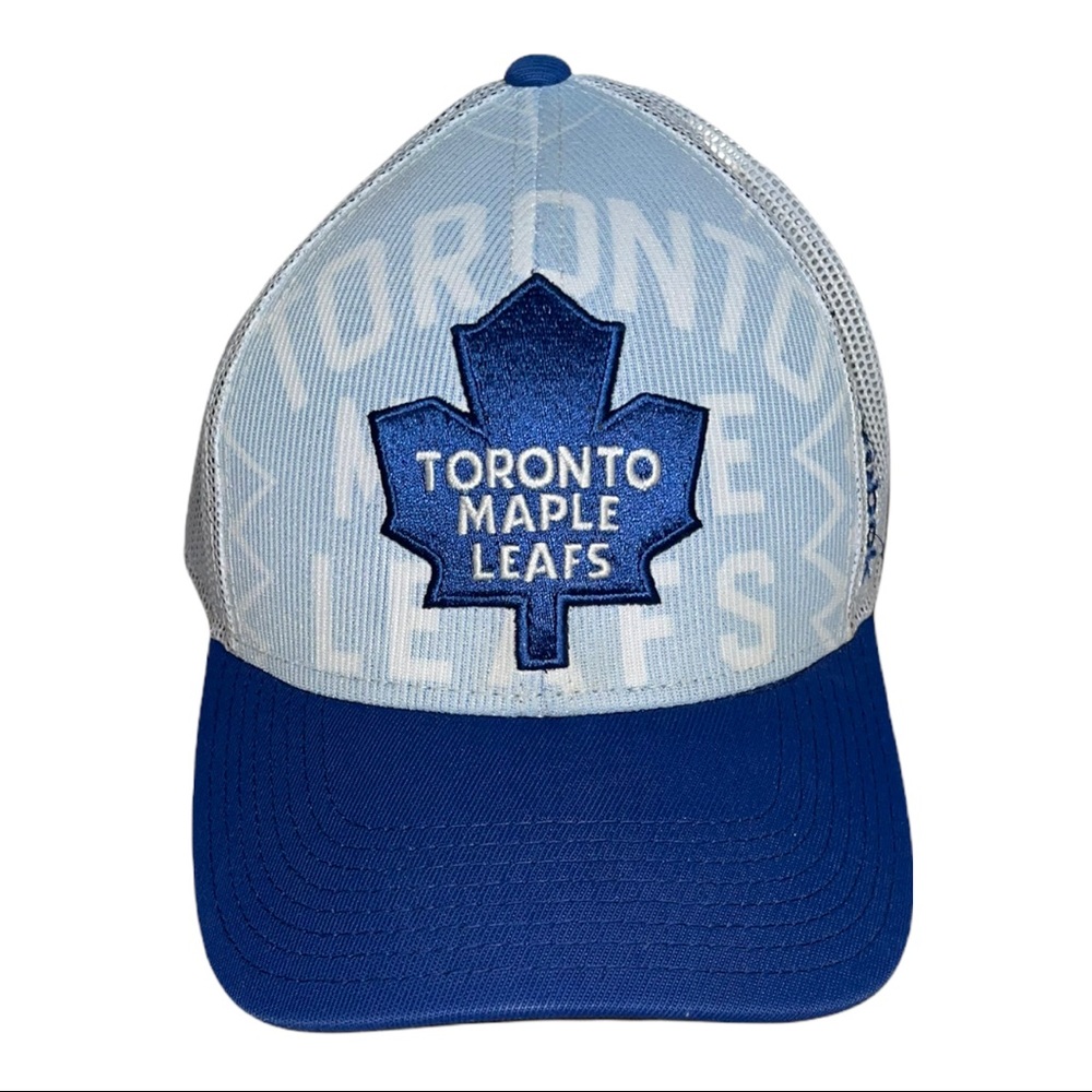 NWOT Reebok Center Ice Toronto Maple Leafs Mesh SnapBack Baseball Hat - Picture 1 of 5